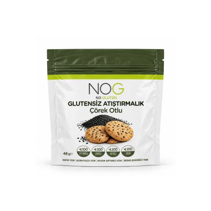 NoG Glutensiz Çörek Otlu Atıştırmalık 48 gr.